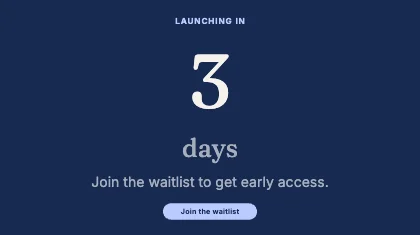Launch countdown · Cobalt dark