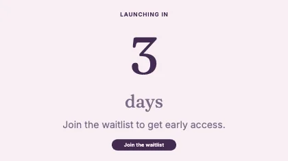 Launch countdown · Plum