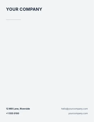 Letterhead · Slate · Grotesk