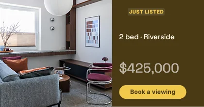 Property listing · Mustard dark · Grotesk