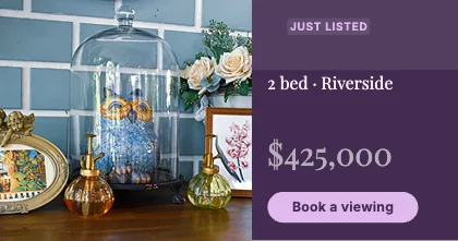 Property listing · Plum dark · Editorial