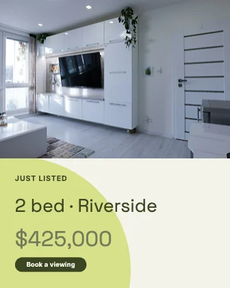 Property listing · Olive · Grotesk