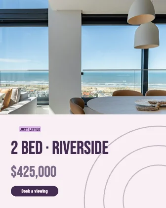 Property listing · Plum · Poster