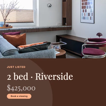 Property listing · Sunset dark · Editorial