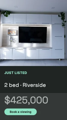 Property listing · Charcoal dark · Grotesk
