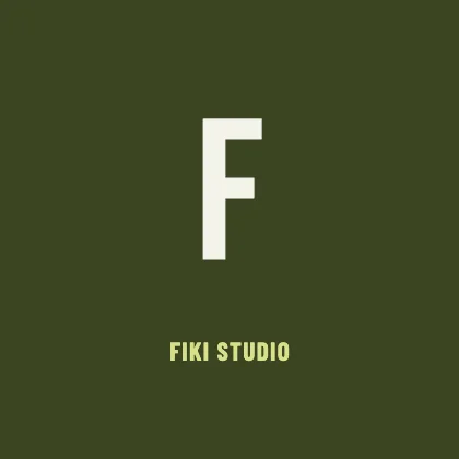 Monogram · Olive dark · Poster