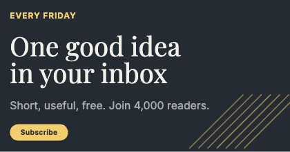 Newsletter signup · Ink dark · Editorial
