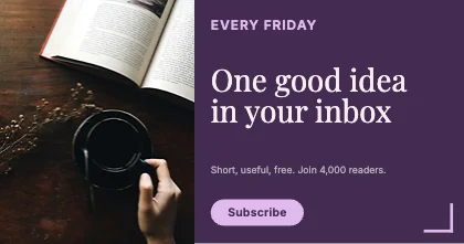 Newsletter signup · Plum dark · Editorial