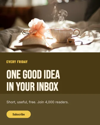 Newsletter signup · Mustard dark · Poster