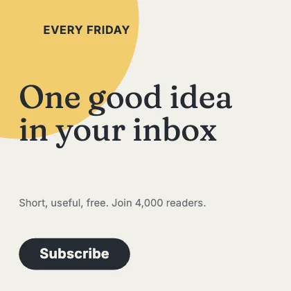 Newsletter signup · Ink