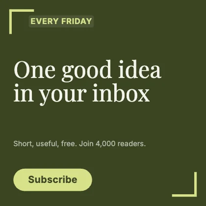 Newsletter signup · Olive dark · Editorial