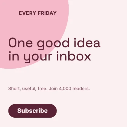 Newsletter signup · Rose · Grotesk