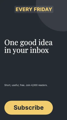 Newsletter signup · Ink dark · Editorial