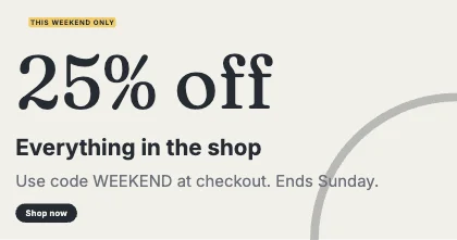 Weekend offer · Ink