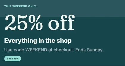 Weekend offer · Lagoon dark