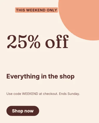 Weekend offer · Clay