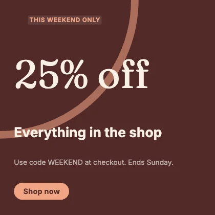 Weekend offer · Clay dark