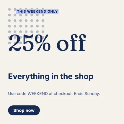 Weekend offer · Cobalt