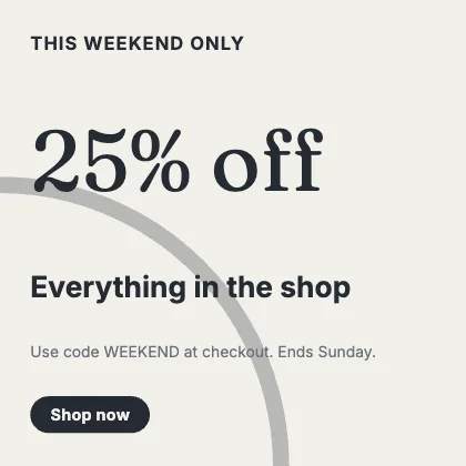 Weekend offer · Ink