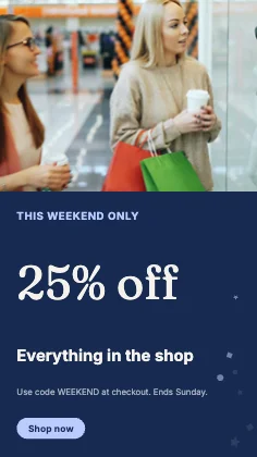 Weekend offer · Cobalt dark