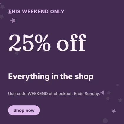 Weekend offer · Plum dark