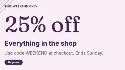 Weekend offer · Plum