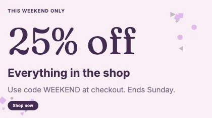 Weekend offer · Plum