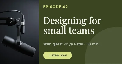 Podcast episode · Olive dark · Editorial