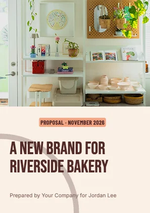 Proposal cover · Clay · Poster