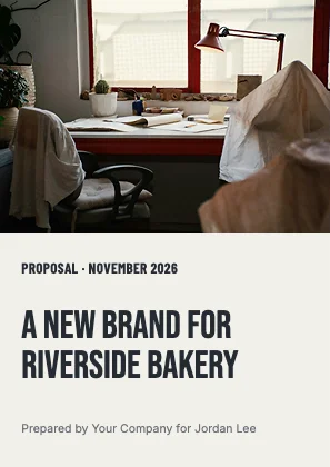 Proposal cover · Ink · Poster