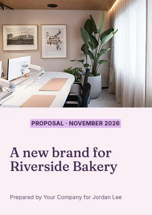 Proposal cover · Plum