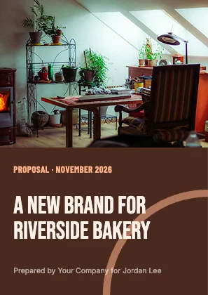 Proposal cover · Sunset dark · Poster