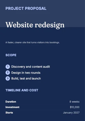 Project proposal · Cobalt dark