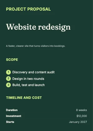 Project proposal · Forest dark