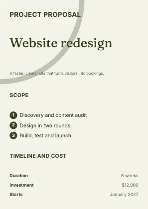 Project proposal · Olive