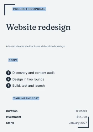 Project proposal · Slate