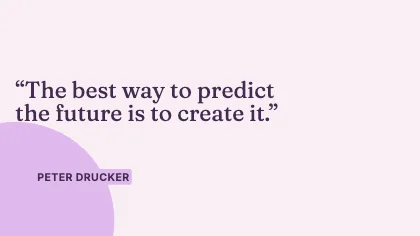 Quote slide · Plum