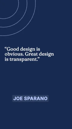 Quote card · Cobalt dark
