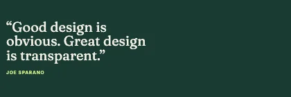 Quote card · Forest dark