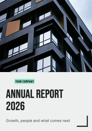 Annual report cover · Charcoal · Poster