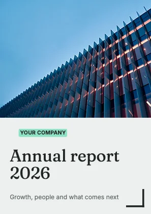 Annual report cover · Charcoal