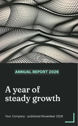 Report cover · Charcoal dark