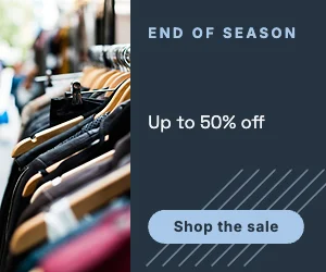 Sale banner · Slate dark · Grotesk
