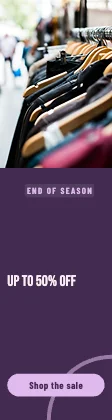 Sale banner · Plum dark · Poster