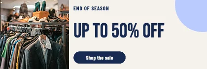 Sale banner · Cobalt · Poster