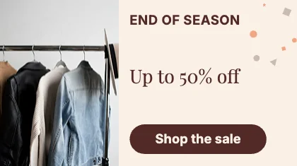 Sale banner · Clay · Editorial