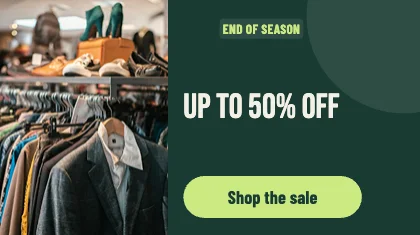 Sale banner · Forest dark · Poster