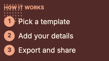 How it works · Clay dark