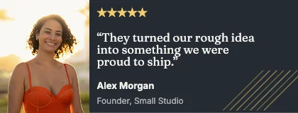 Customer quote · Ink dark