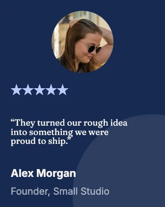Customer quote · Cobalt dark